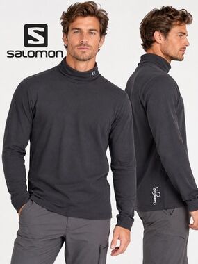 Salomon Men's Technical Long-Sleeve Turtleneck Base Layer Shirt